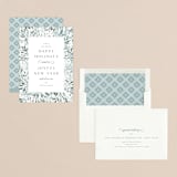 "Briar" - Holiday Cards in Wintergreen by Melanie Kosuge - Assembled