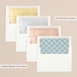 "Briar" - Holiday Cards in Wintergreen by Melanie Kosuge - Envelope Liners