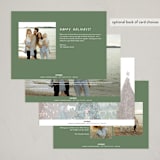 "Holiday Trees" - Holiday Cards in Wintermint by Anne Ciotola - Back of Card