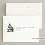 "Holiday Trees" - Holiday Cards in Wintermint by Anne Ciotola - FREE Recipient Addressing