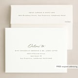 "Frosted Trees" - Holiday Cards in Sage Brush by AK Graphics - FREE Recipient Addressing