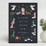 "born in bethlehem" - Holiday Cards in Midnight by Jamie Alexander - Front