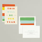 "Years Truly" - Holiday Cards in Sherbert by Yours Madly - Assembled