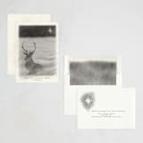 "Red Deer" - Holiday Cards in Starlight by jinseikou - Assembled