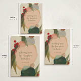 "Cirque" - Holiday Cards in Peppermint by Wendy Keller - Formats Available