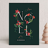 "Botanical Noel" - Holiday Cards in Balsam by Itsy Belle Studio - Front