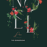 "Botanical Noel" - Holiday Cards in Balsam by Itsy Belle Studio - Detail