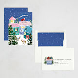 "Santa's Delivery" - Holiday Cards in Sky by Elly - Assembled