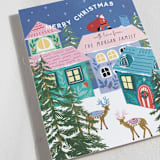 "Santa's Delivery" - Holiday Cards in Sky by Elly - Detail