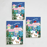 "Santa's Delivery" - Holiday Cards in Sky by Elly - Formats Available