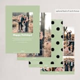 "vanilla and pepper" - Holiday Cards in Pistachio by Sumak Studio - Back of Card