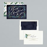 "Classic Christmas" - Holiday Cards in Sapphire by Susan Zinader - Assembled