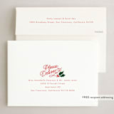 "Let Your Heart Be Light" - Holiday Cards in Holly Berry by Erin L. Wilson - FREE Recipient Addressing