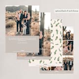 "Christmas Mantel" - Holiday Cards in Ivory by Susan Moyal - Back of Card