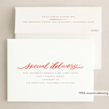 "so very merry" - Holiday Cards in Candy Cane by Wildfield Paper Co - FREE Recipient Addressing