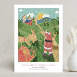 "Santa Claus is Coming to Town" - Holiday Cards in Santa Suit by Ghia Designs - Front