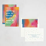 "Rainbow Paint" - Holiday Cards in Fruit Punch by Katie Zimpel - Assembled
