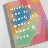 "Rainbow Paint" - Holiday Cards in Fruit Punch by Katie Zimpel - Detail