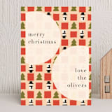 "Mid-Century Christmas" - Holiday Cards in Holly by Lauren Jinhee - Front