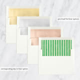 "Jolly Good" - Holiday Cards in Mistletoe by Yours Madly - Envelope Liners