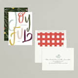 "Hand Lettered" - Holiday Cards in Pine by Julie Murray - Assembled
