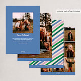 "typographc" - Holiday Cards in Frosty by Jen Owens - Back of Card Options