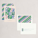 "typographc" - Holiday Cards in Frosty by Jen Owens - Assembled