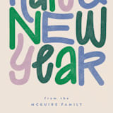 "typographc" - Holiday Cards in Frosty by Jen Owens - Detail