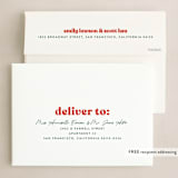 "Joyful Bubble Letters" - Holiday Cards in Holly Berry by Jessica Corliss - FREE Recipient Addressing