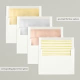 "Retro Ornaments" - Holiday Cards in Berry by Vivian Yiwing - Envelope Liners