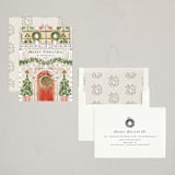 "A House" - Holiday Cards in Ivory by Petra Kern - Assembled