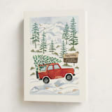 "Rocky Road Christmas" - Holiday Cards in Cardinal by Paper Sun Studio - Folded Card