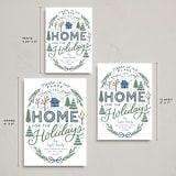 "Home for the Holidays Woods" - Holiday Cards in Pond by Alethea and Ruth - Formats Available