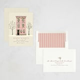 "Festive Brownstone" - Holiday Cards in Vanilla by Ana Sharpe - Assembled