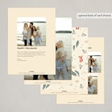 "Merry Deer" - Holiday Cards in Forest by Pixel and Hank - Back of Card Options