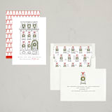 "Home for the Holidays" - Holiday Cards in Snowfall by Susan Zinader - Assembled