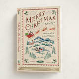 "The Night Before Christmas" - Holiday Cards in Vanilla by Paper Sun Studio - Folded Card