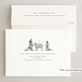 "Winter Ice" - Holiday Cards in Forest by Morgan Ramberg - FREE Recipient Addressing