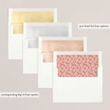 "Geometric Dove" - Holiday Cards in Evergreen by Heather Francisco - Envelope Liners