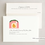 "Mister Claus in the Chimney" - Holiday Cards in Eggnog by Grae - FREE Recipient Addressing