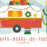 "happy trails" - Holiday Cards in Terracota by Kamala Nahas - Close-Up
