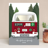"Santa's Other Ride" - Holiday Cards in Cherry by Heather Azano-Brown - Front