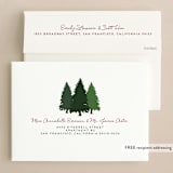 "Santa's Other Ride" - Holiday Cards in Cherry by Heather Azano-Brown - FREE Recipient Addressing