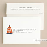 "Polar Bear Greetings" - Holiday Cards in Vintage Blue by Angel Walker - FREE Recipient Addressing