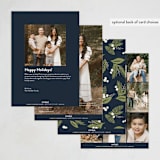 "Advent" - Holiday Cards in Midnight by Laura Hankins - Back of Card