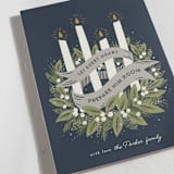 "Advent" - Holiday Cards in Midnight by Laura Hankins - Detail