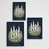 "Advent" - Holiday Cards in Midnight by Laura Hankins - Formats Available