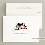 "Winter Skate" - Holiday Cards in Midnight by Meggy Masters - FREE Recipient Addressing