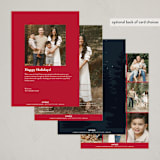 "Nostalgic Holiday" - Holiday Cards in Holly Berry by Susan Moyal - Back of Card