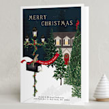 "Nostalgic Holiday" - Holiday Cards in Holly Berry by Susan Moyal - Folded Card